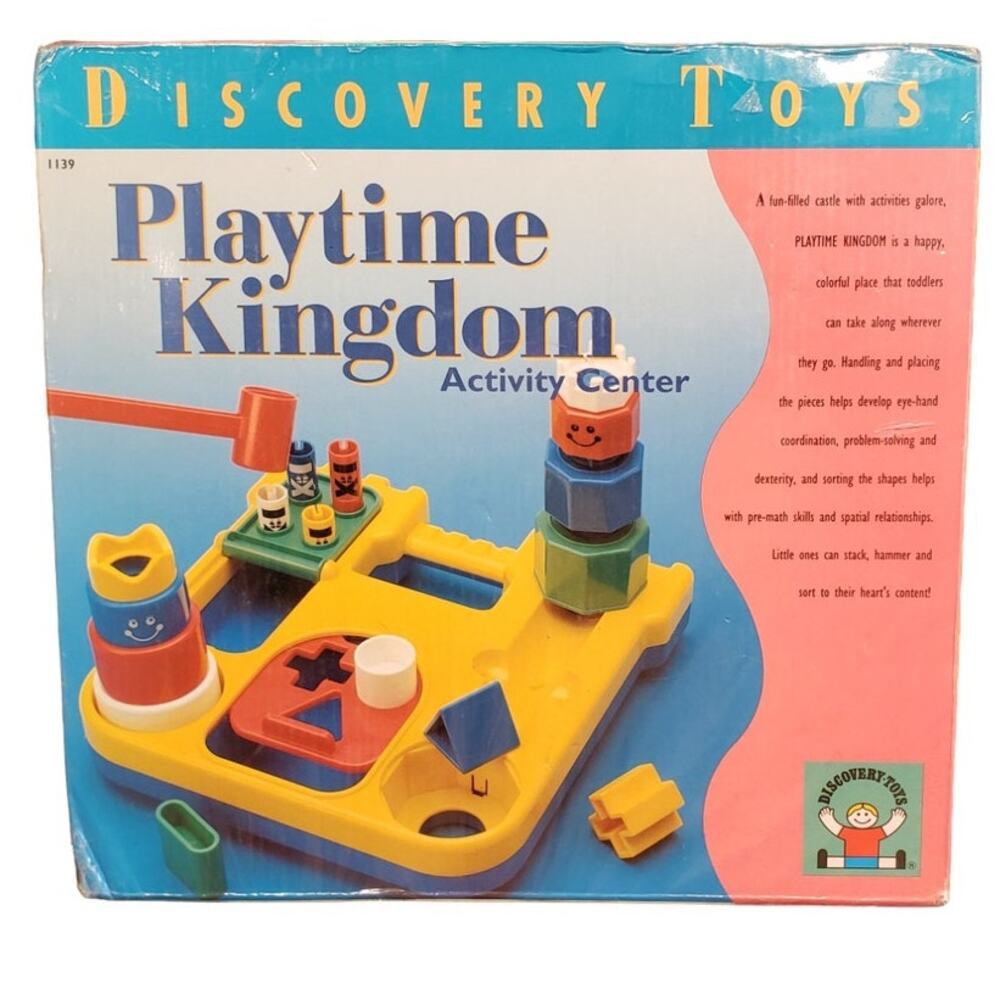 Vintage Discovery Toys Playtime Kingdom Activity Center 1998 NEW RARE